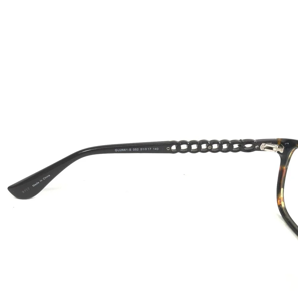 Guess Eyeglasses Frames GU2661-S 052 Brown Tortoise Gold Crystals 51-17-140